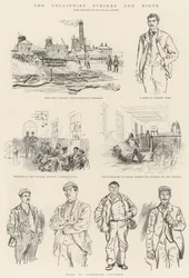 Les grèves et émeutes des mines de charbon